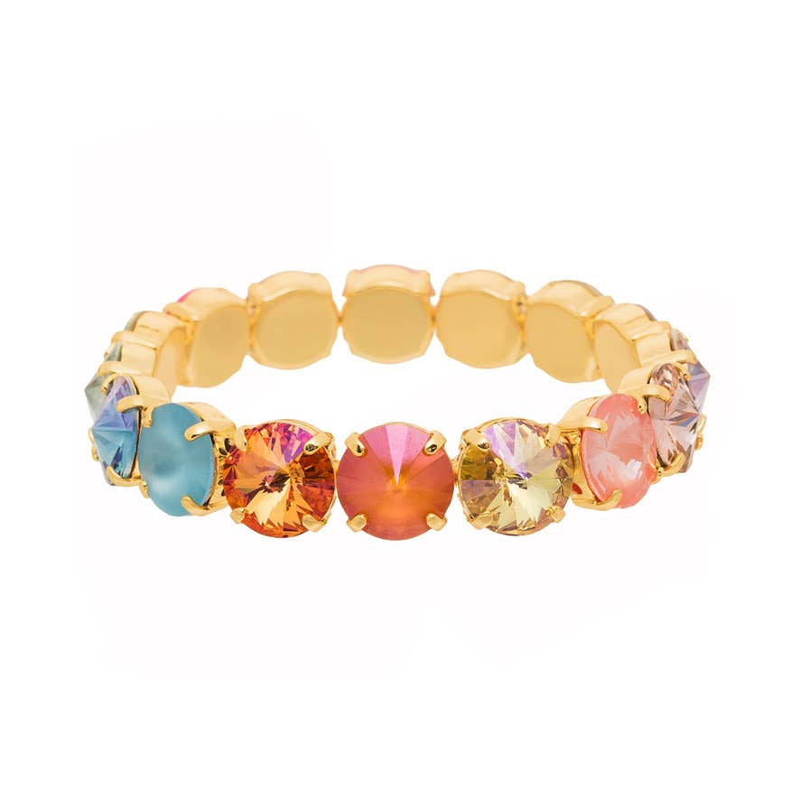 Croatia Stretch Bracelet in Fairy Dust Mix Tova