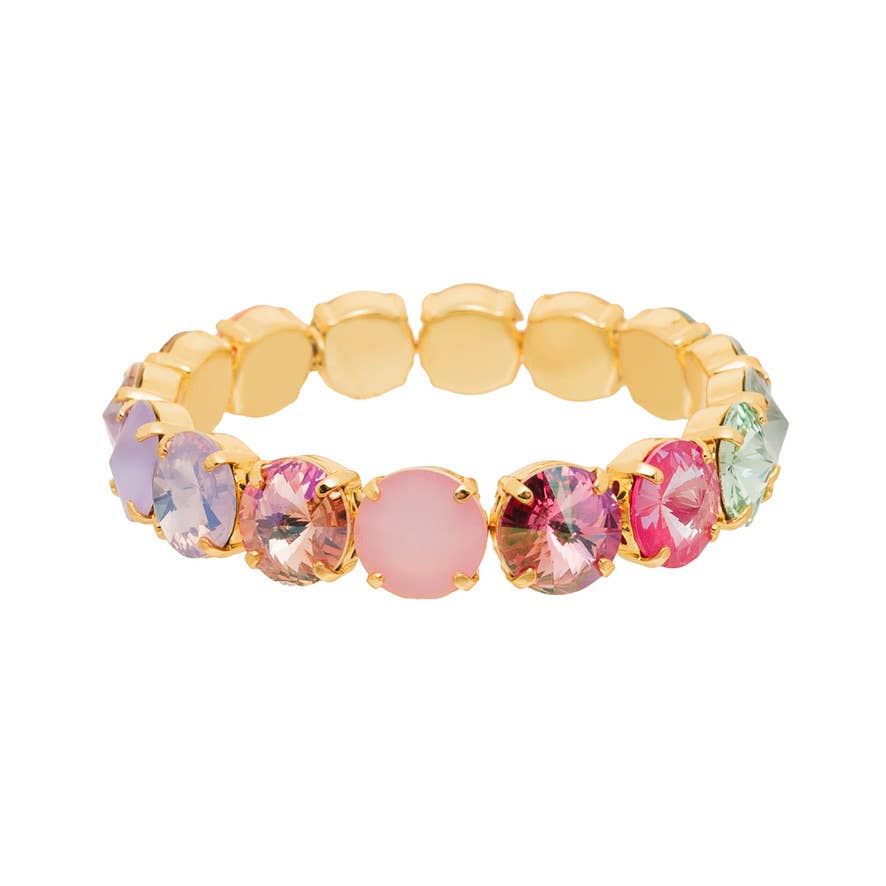 Croatia Stretch Bracelet in Fairy Dust Mix Tova