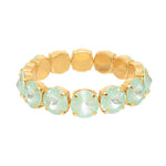 Croatia Stretch Bracelet in Solid Mint Tova