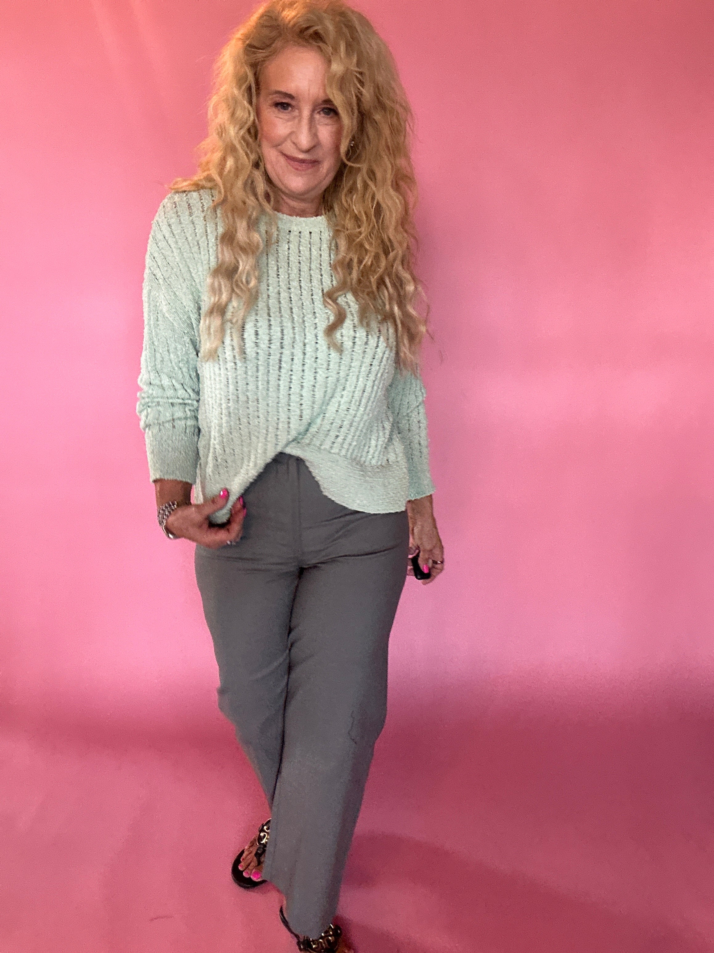 Crop It Like It's Hot Pants in Grey