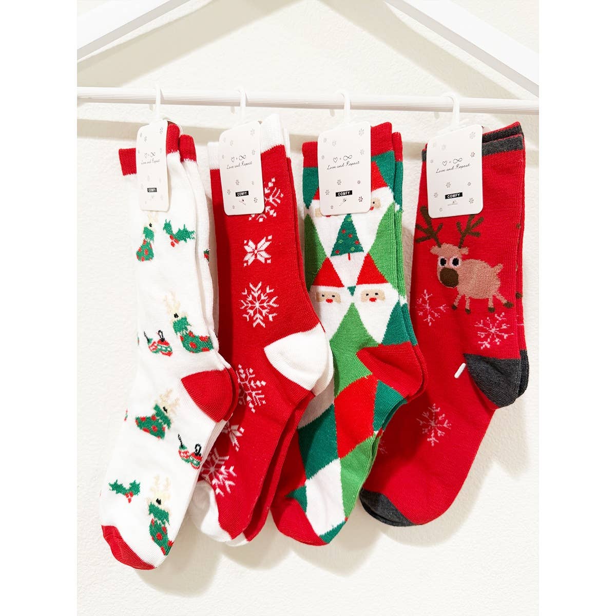 Cute Christmas Theme Socks