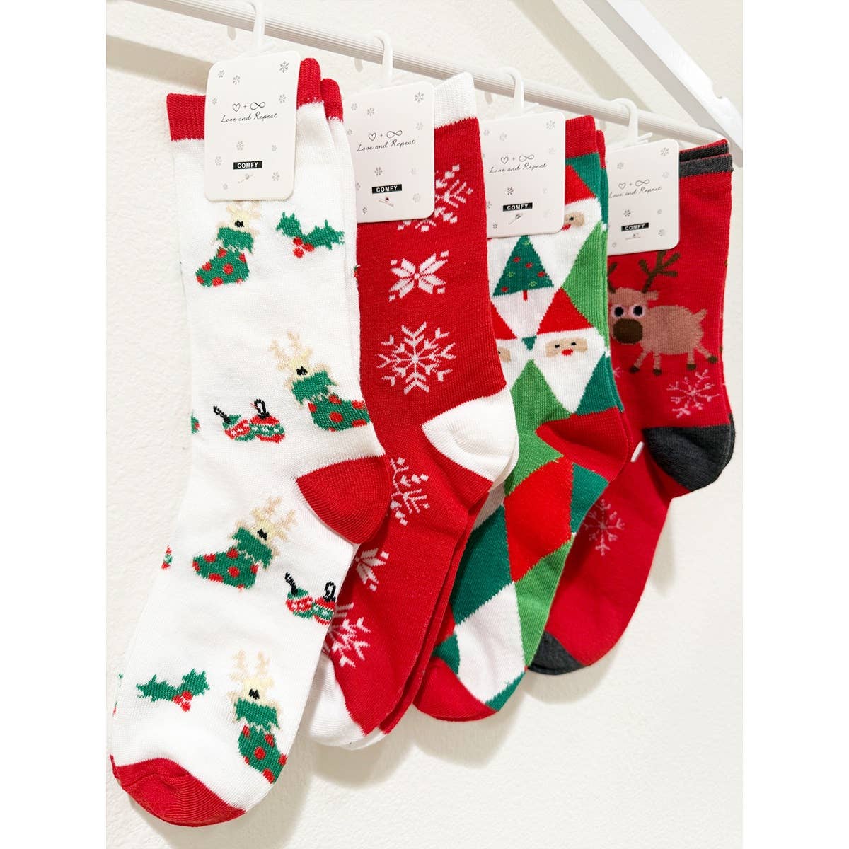 Cute Christmas Theme Socks