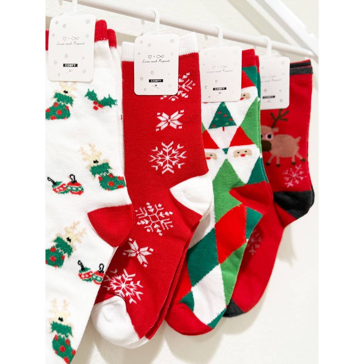 Cute Christmas Theme Socks
