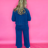 Daily Knit Denim Cardigan