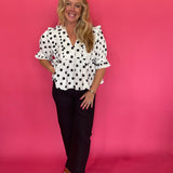 Dot's Got It Going On Babydoll Top