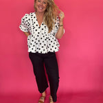 Dot's Got It Going On Babydoll Top