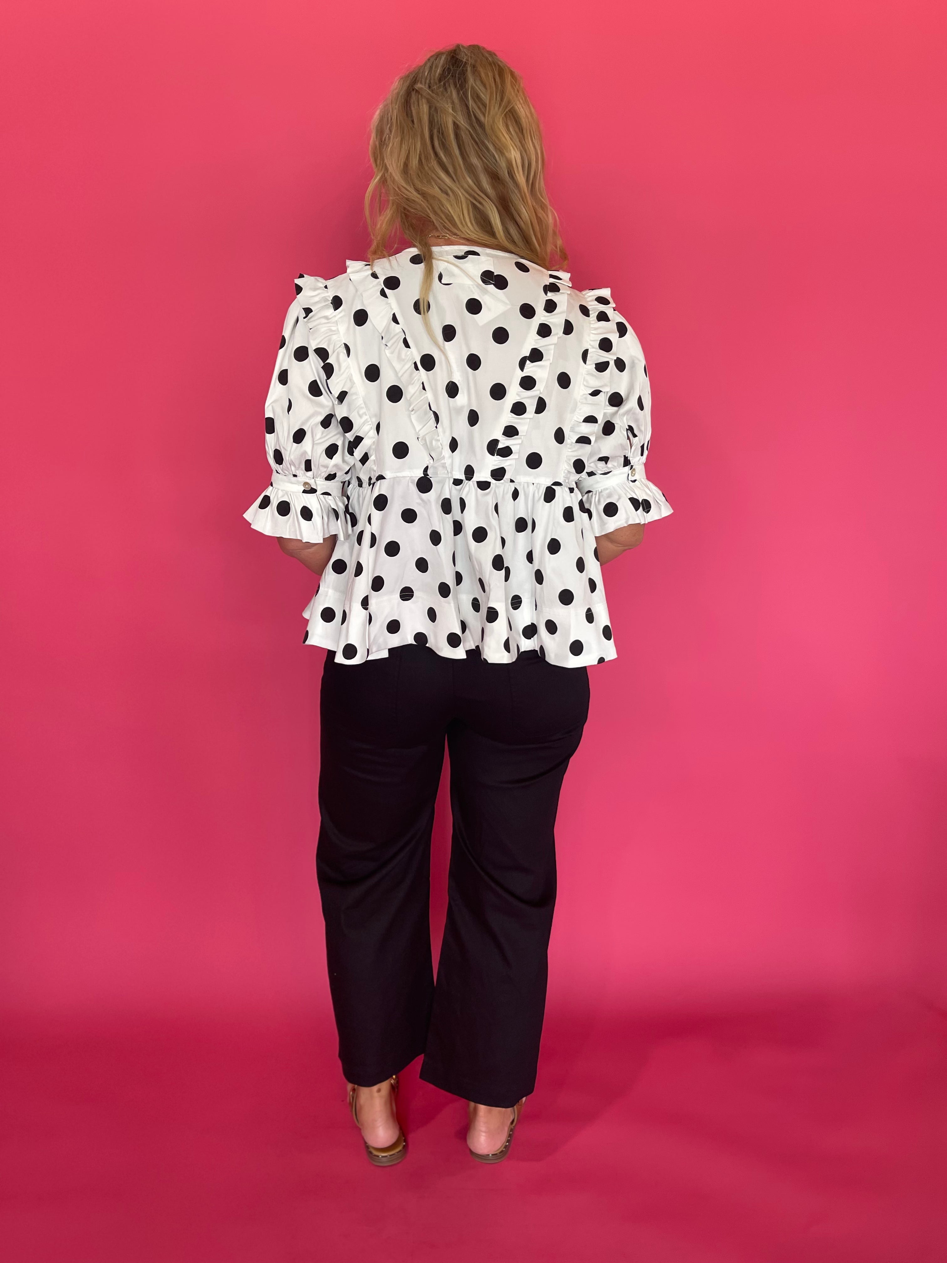 Dot's Got It Going On Babydoll Top