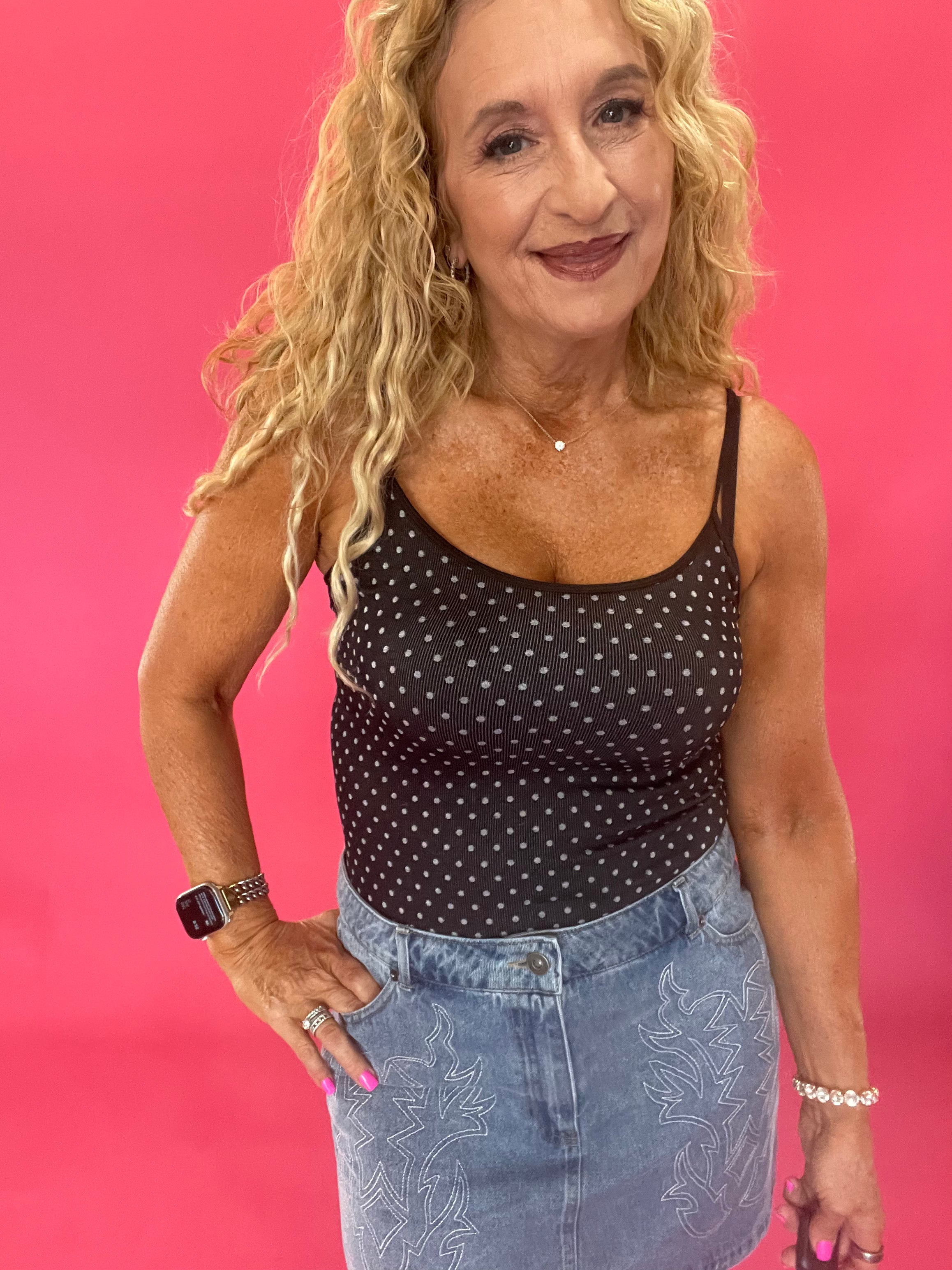 Dot's My Kind of Cami in Black
