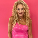 Dot's My Kind of Cami in Fuchsia