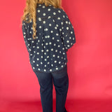Dot's a Keeper Denim Jacket in Dark Denim