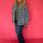 Dot's a Keeper Denim Jacket in Light Denim