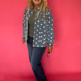 Dot's a Keeper Denim Jacket in Light Denim