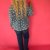 Dot's a Keeper Denim Jacket in Light Denim