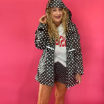 Dot's the Forecast Rain Jacket in Black