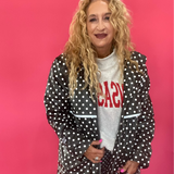 Dot's the Forecast Rain Jacket in Black