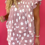 Dot the Line Ruffle Set
