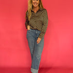 Dot the Line Satin Shirt
