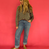 Dot the Line Satin Shirt