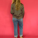 Dot the Line Satin Shirt