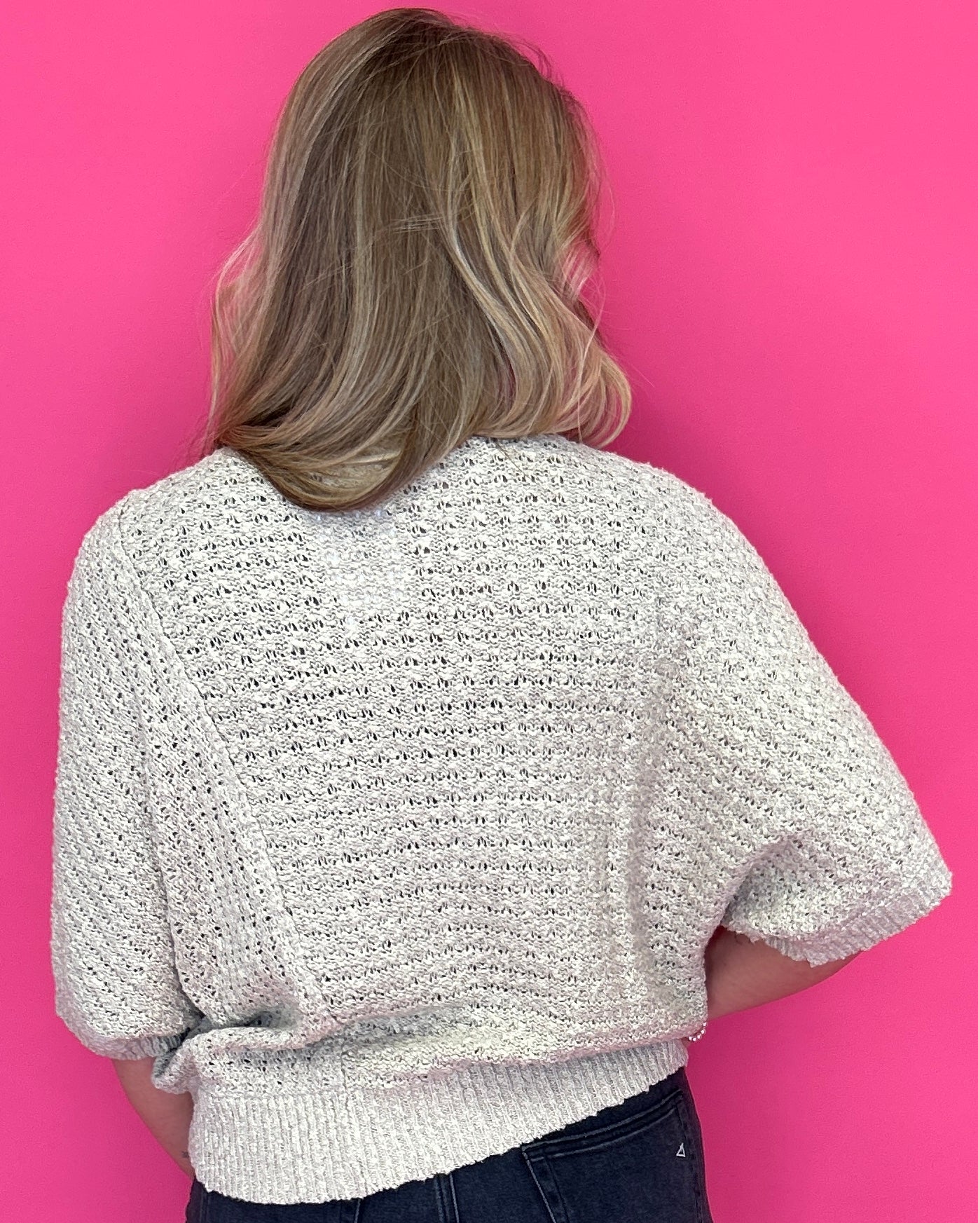 Dreamy Drift Open Stitch Sweater in Taupe - Shabby 2 Chic Boutiques