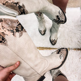 Dutton Western Boot in Ivory