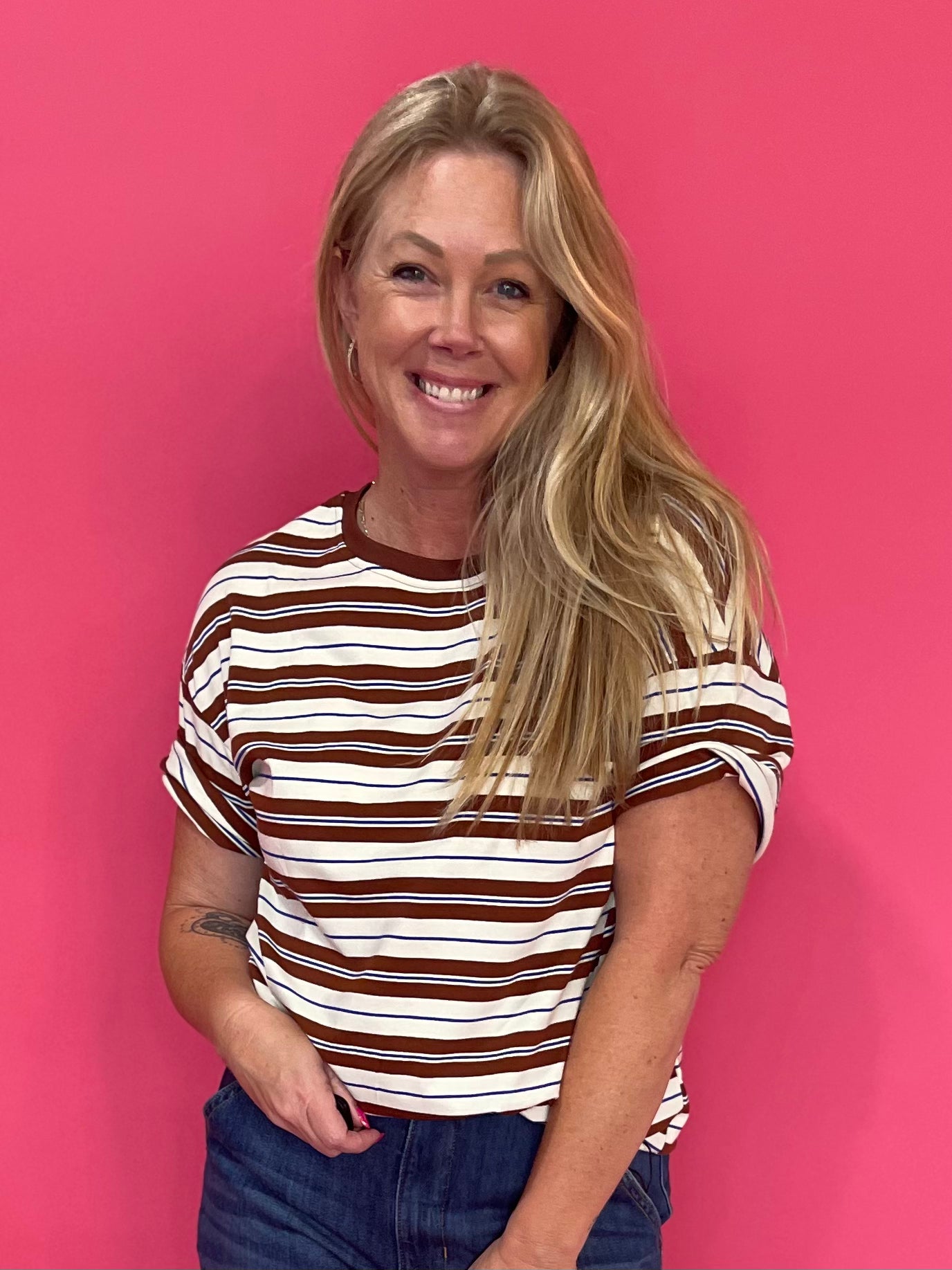 Earn Your Stripes Oversized Tee