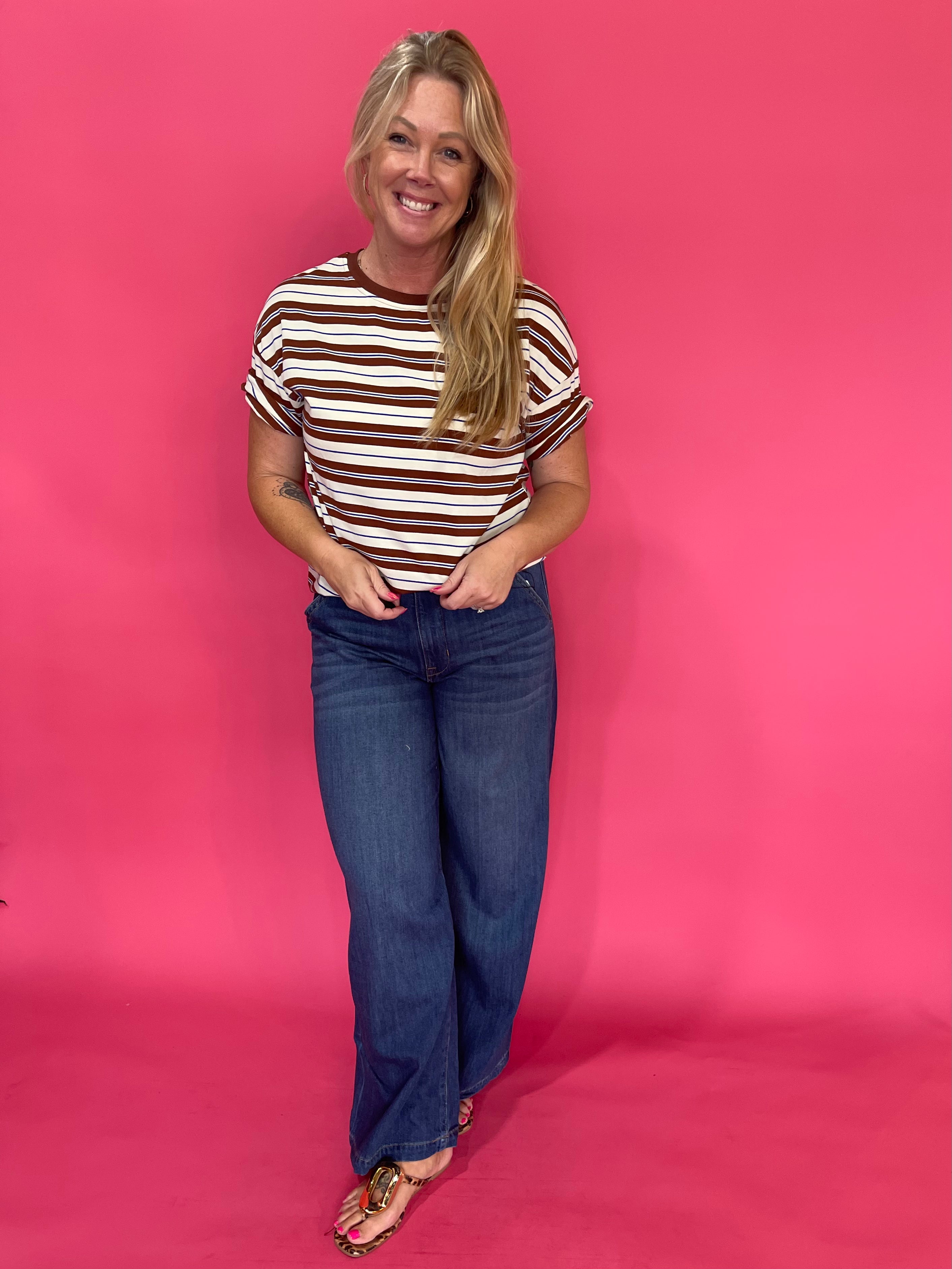 Earn Your Stripes Oversized Tee
