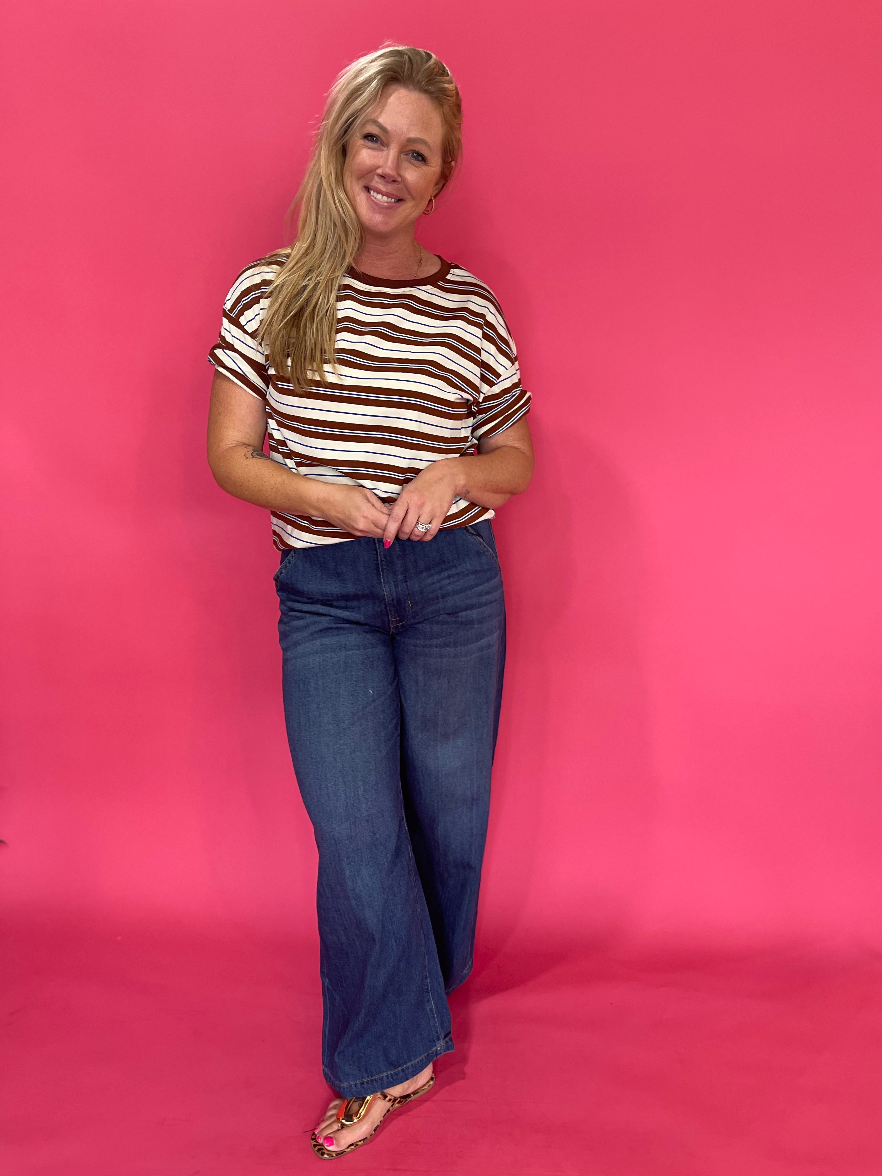 Earn Your Stripes Oversized Tee
