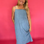 Easy Breeze Chambray Maxi Dress - Shabby 2 Chic Boutiques