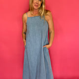 Easy Breeze Chambray Maxi Dress - Shabby 2 Chic Boutiques