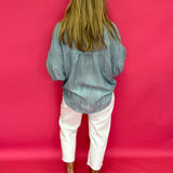 Easy Breeze Linen-Blend Button-Up Shirt - Shabby 2 Chic Boutiques