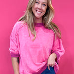 Easy Breeze Mineral Wash Terry Top - Shabby 2 Chic Boutiques