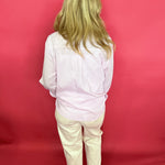 Easy Breeze Textured Stripe Button-Down Shirt - Shabby 2 Chic Boutiques