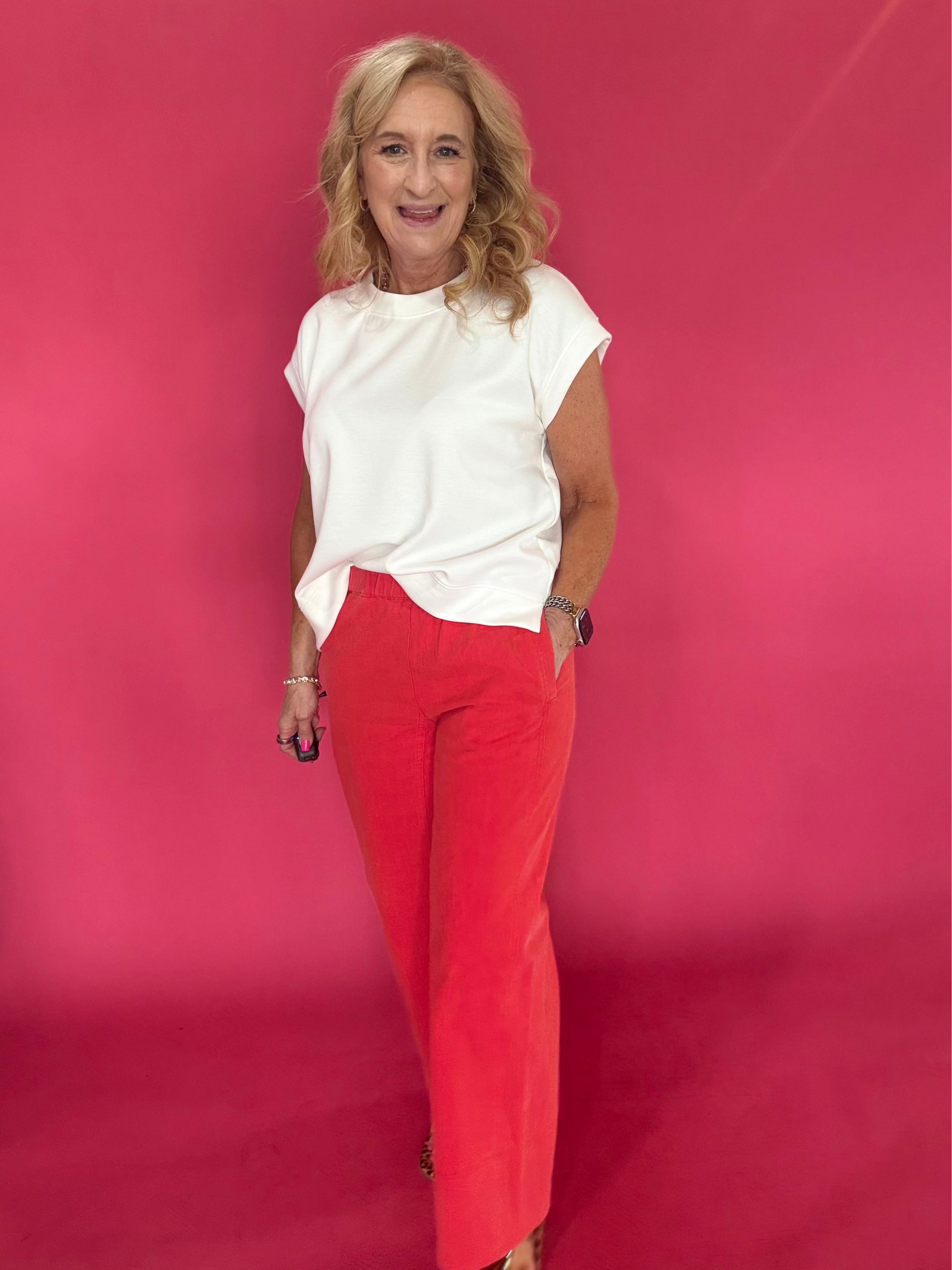 Easy Days Cotton Wide-Leg Pull-On Pants - Shabby 2 Chic Boutiques