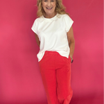 Easy Days Cotton Wide-Leg Pull-On Pants - Shabby 2 Chic Boutiques