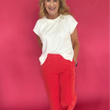 Easy Days Cotton Wide-Leg Pull-On Pants - Shabby 2 Chic Boutiques