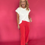 Easy Days Cotton Wide-Leg Pull-On Pants - Shabby 2 Chic Boutiques