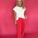 Easy Days Cotton Wide-Leg Pull-On Pants - Shabby 2 Chic Boutiques