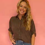 Easy Does It Woven Top