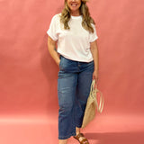 Easygoing Barrel Leg Denim – Light Wash