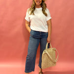 Easygoing Barrel Leg Denim – Light Wash