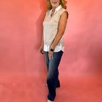 Effortless Edge Mix Media Shirt and Vest