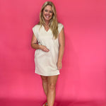 Effortless V-Neck Shift Dress