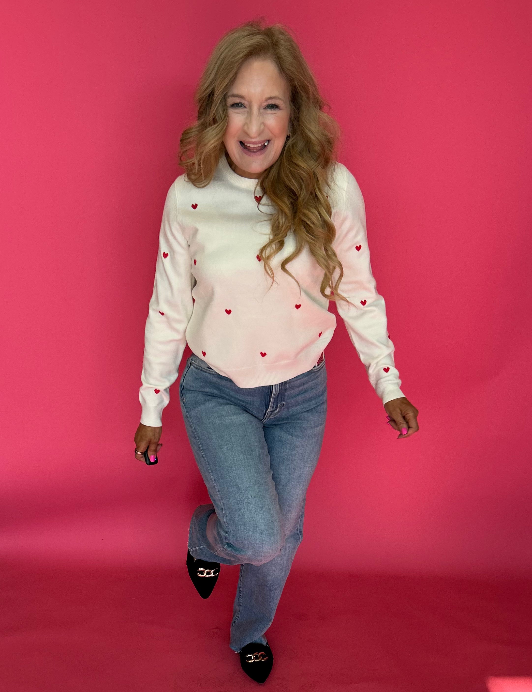 Ella High Rise Classic Straight in Medium Wash 31" Inseam