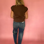 Espresso Yourself Top in Brown
