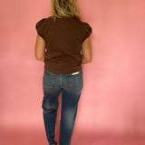 Espresso Yourself Top in Brown