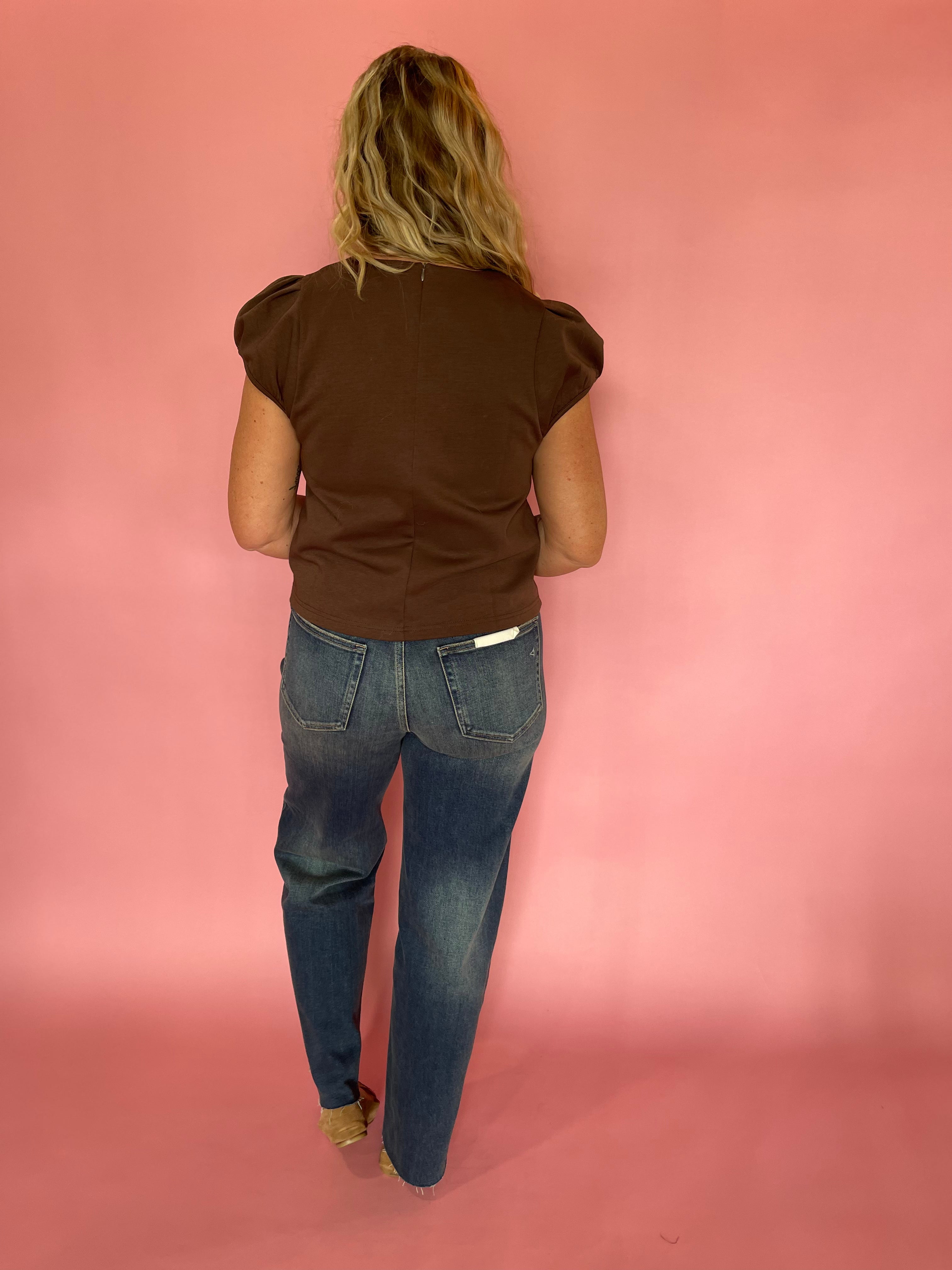 Espresso Yourself Top in Brown