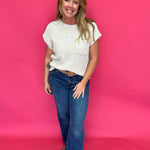 Everyday Ease Cuffed Knit Pocket Top - Shabby 2 Chic Boutiques
