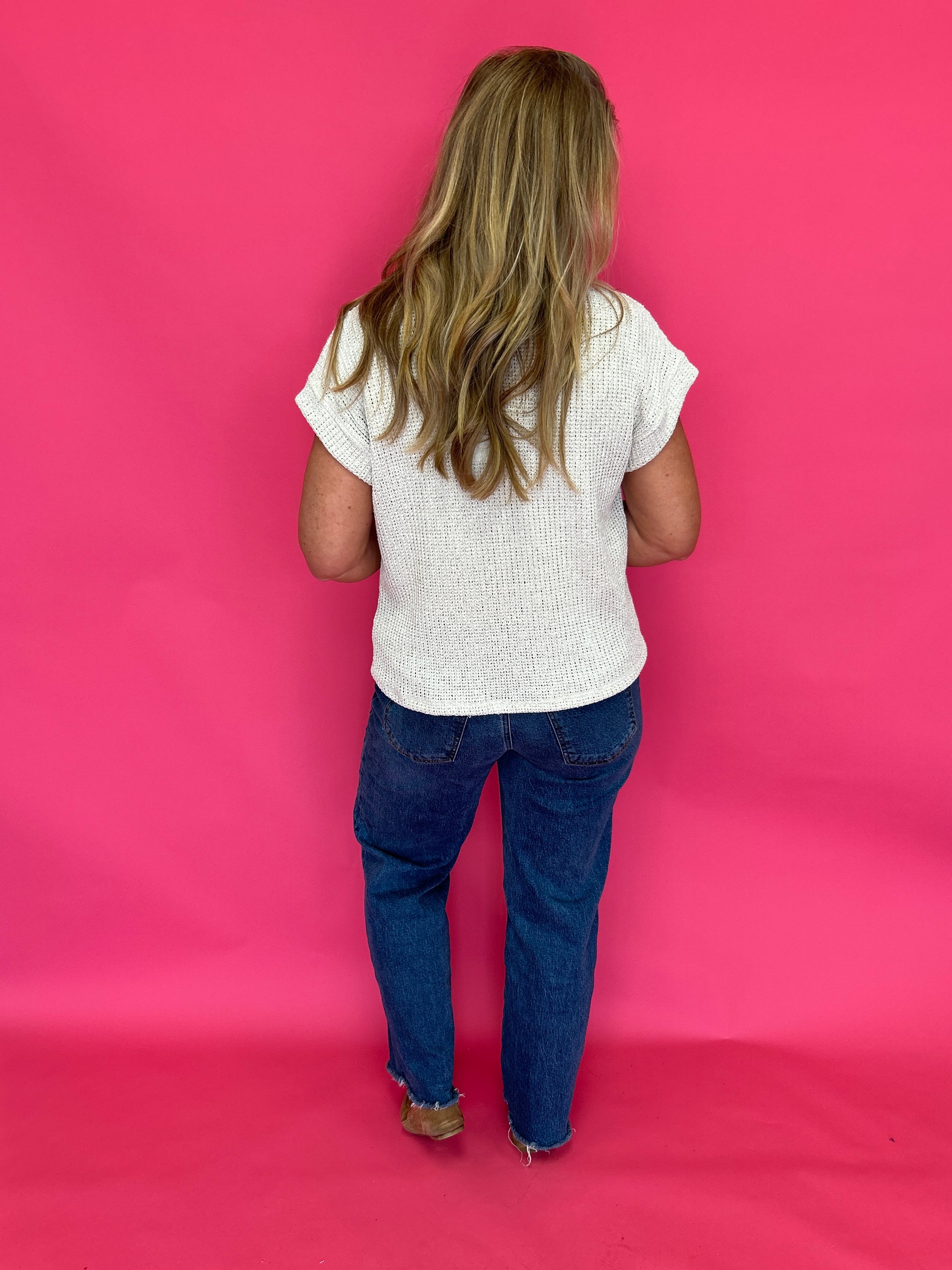 Everyday Ease Cuffed Knit Pocket Top - Shabby 2 Chic Boutiques