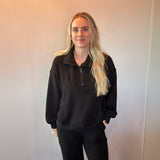 Everyday Ease Modal Wide-Leg Pants in Black